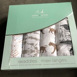 Aden + Anais swaddles brand new!